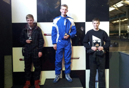 Racing Perfection Kart Academy Eastleigh Juniors Final Podium - Round 10